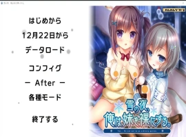 [ADV/汉化] 雪之夜,我将妹妹脱光衣服~雪の夜、俺は妹を菓にする。AI汉化版电脑 [3.3G]-illusion中国 - - i社游戏-illusion中文汉化官方网站